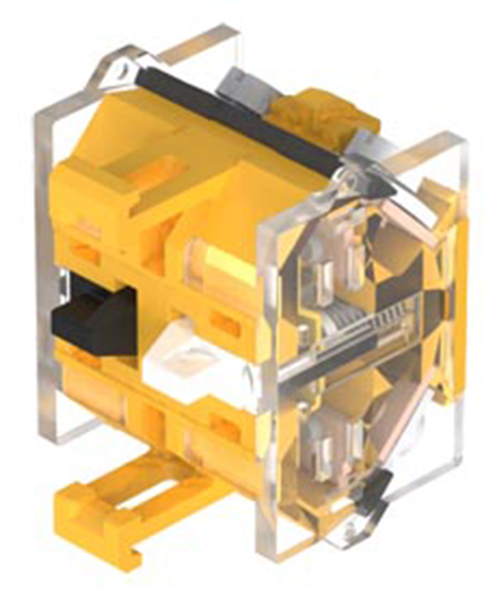 EAO Contact Block for Use with Series 04 Switches, 500V ac, 1CO