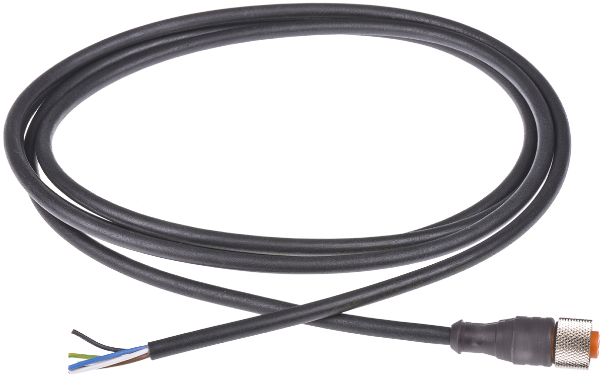 Lumberg Automation Female 5 way M12 to Unterminated Free End Sensor Actuator Cable, 2 m