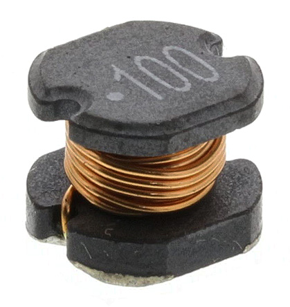 Wurth Elektronik, WE-PD2 No Wirewound Surface Mount Inductor with a Ferrite Core, 10 μH ±20 % 2.2 A Idc