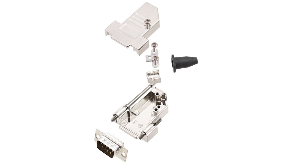 Encitech Connectors, 6355 Series D Sub Hoods For Use With For Cable