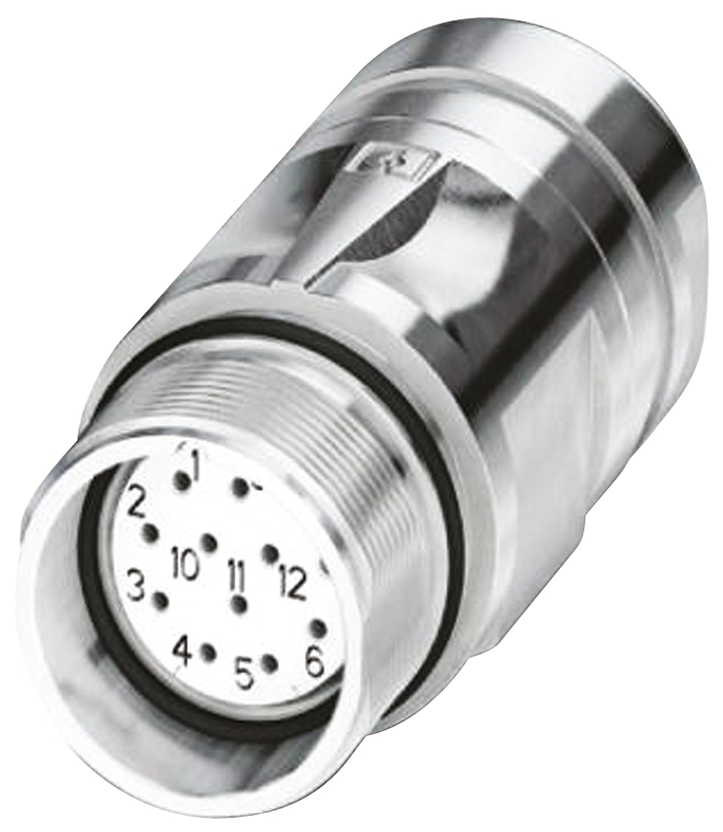 Phoenix Contact Circular Connector, 17 Contacts, Cable, M23 Connector, Socket, Female, IP67, CA Series