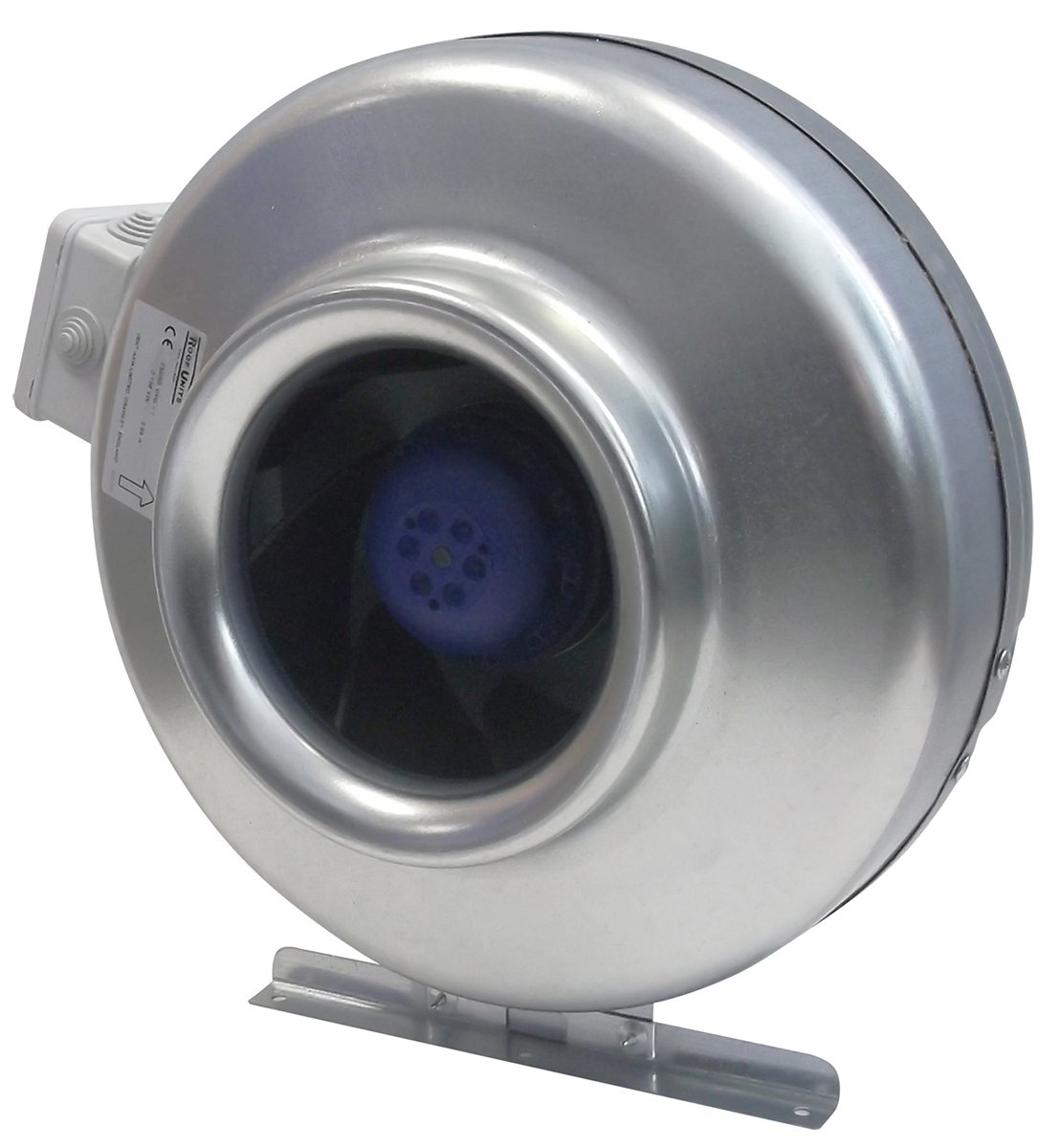 Vent-Axia SDX100 Euro Rectangular In Line Duct Fan, 212m³/h, Four Sealing Rings, Weather Tight Fit, Duct Size 100mm