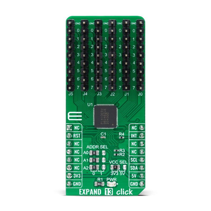 MikroElektronika Expand 13 Click Add On Board for PI4IOE5V96248 MikroBus