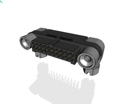 Amphenol Socapex MHDAS Series Right Angle PCB PCB Header, 20 Contact(s), 1.27 mm Pitch, 2 Row, Shrouded