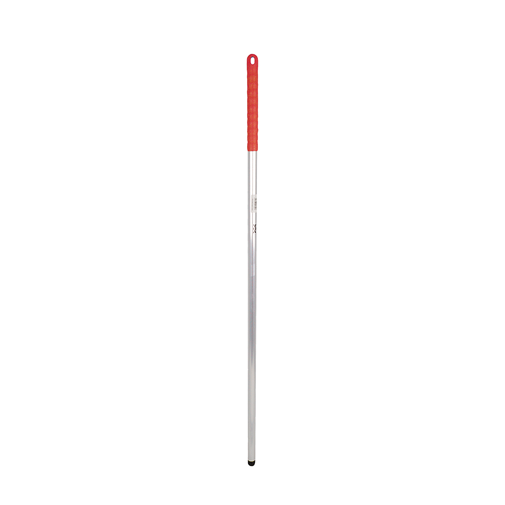 Robert Scott Red Aluminium Handle, 1.37m, for use with Mops, Squeegees, Washable Brushware