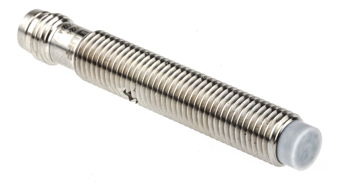 BALLUFF Capacitive Threaded Barrel Proximity Sensor, M8, 3 mm Detection, PNP NO, 11 → 30 V dc