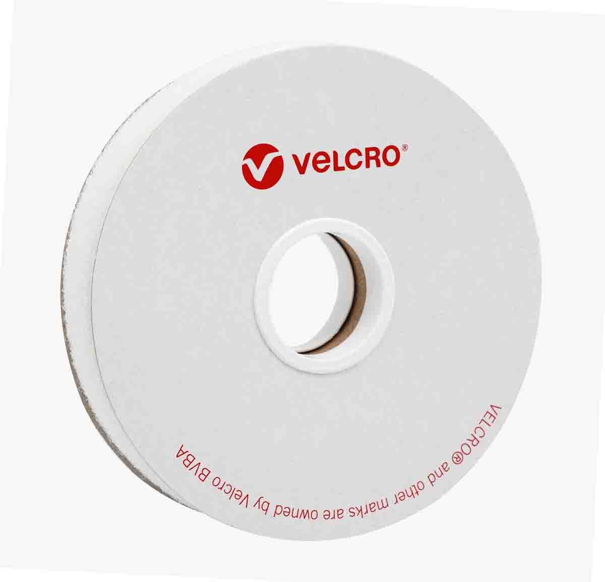 Velcro White Loop Tape, 20mm x 5m