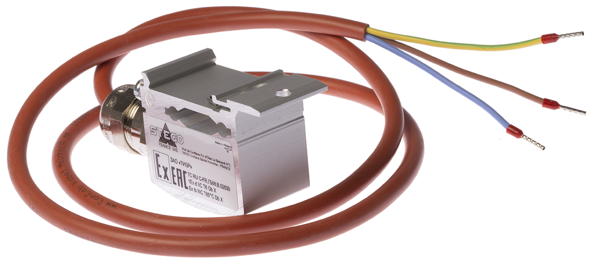 STEGO REx 011 NC Enclosure Thermostat, 1.5 V dc, 250 V ac, +15 (Maximum) °C