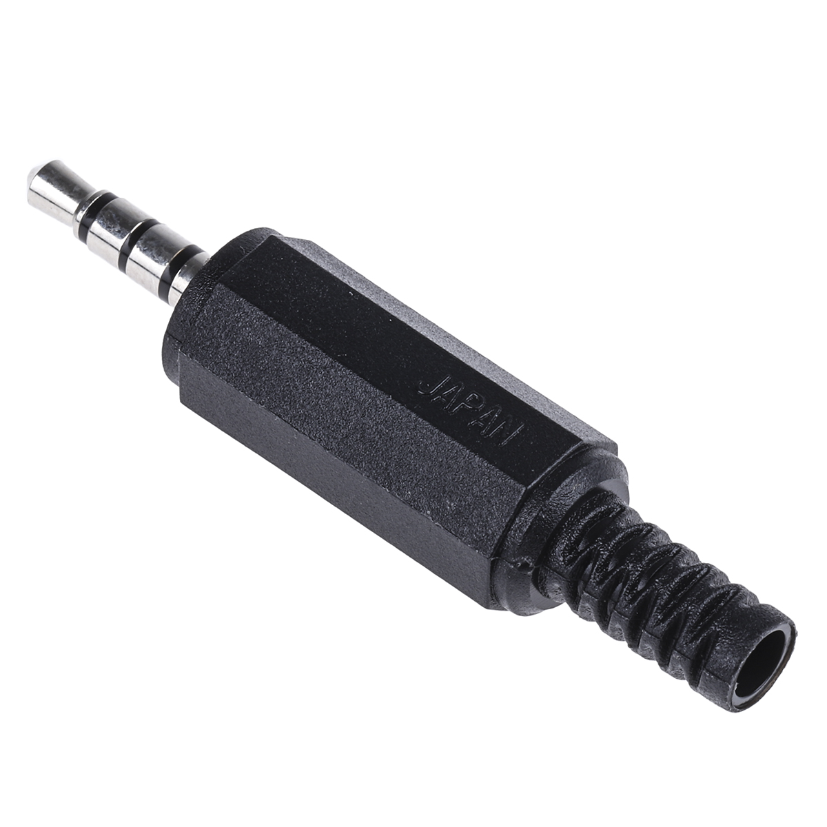 Lumberg Jack Connector 3.5 mm Cable Mount Stereo Plug, 4Pole 1A