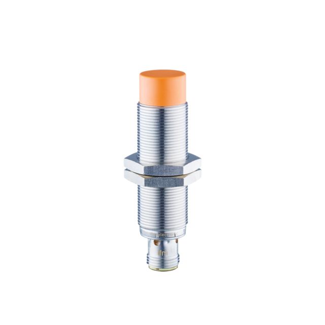 ifm electronic Inductive Threaded Barrel Proximity Sensor, M18, 12 mm Detection, PNP/NPN NO/NC, 10 → 30 V dc