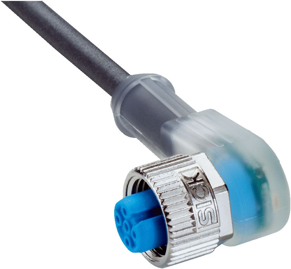 SICK Female 4 way M12 to Free End Sensor Actuator Cable, 2 m