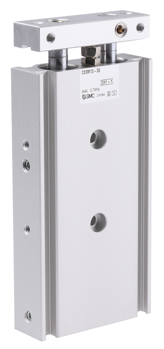 SMC Pneumatic Guided Cylinder - 15mm Bore, 50mm Stroke, CXSM Series