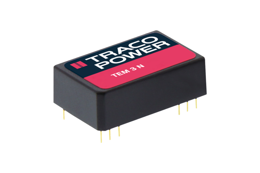 TRACOPOWER TEM 3N DC-DC Converter, 5V dc/ 600mA Output, 21.6 → 26.4 V dc Input, 3W, Through Hole, +85°C Max Temp