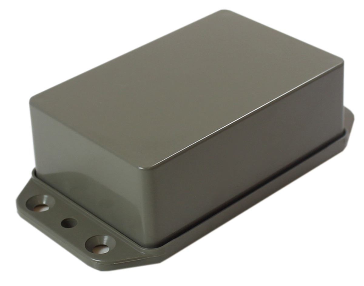 CAMDENBOSS Series 2000 Series Grey ABS Enclosure, IP65, Flanged, Grey Lid, 95 x 50 x 27mm