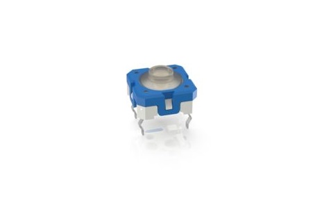 RAFI Blue Momentary Tactile Switch, 1NO 100mA Through Hole