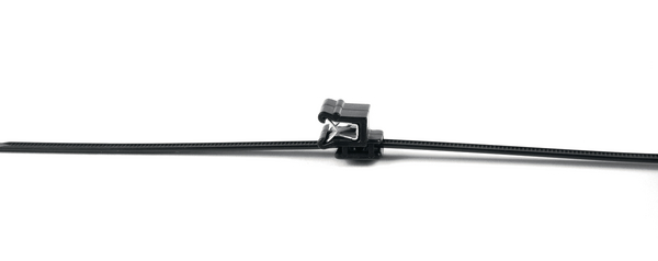 HellermannTyton Cable Tie, Releasable, 150mm x 4.6 mm, Black PA 6.6 Heatstabilised, Pk-500