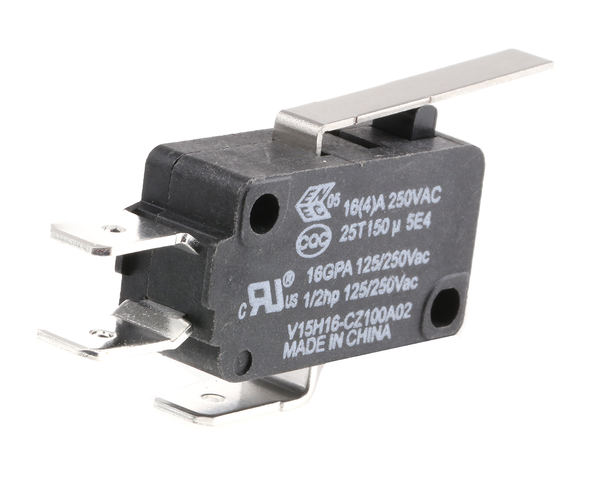 Honeywell Leaf Lever Micro Switch, Quick Connect Terminal, 16 A @ 250 V ac, SPDT, IP67