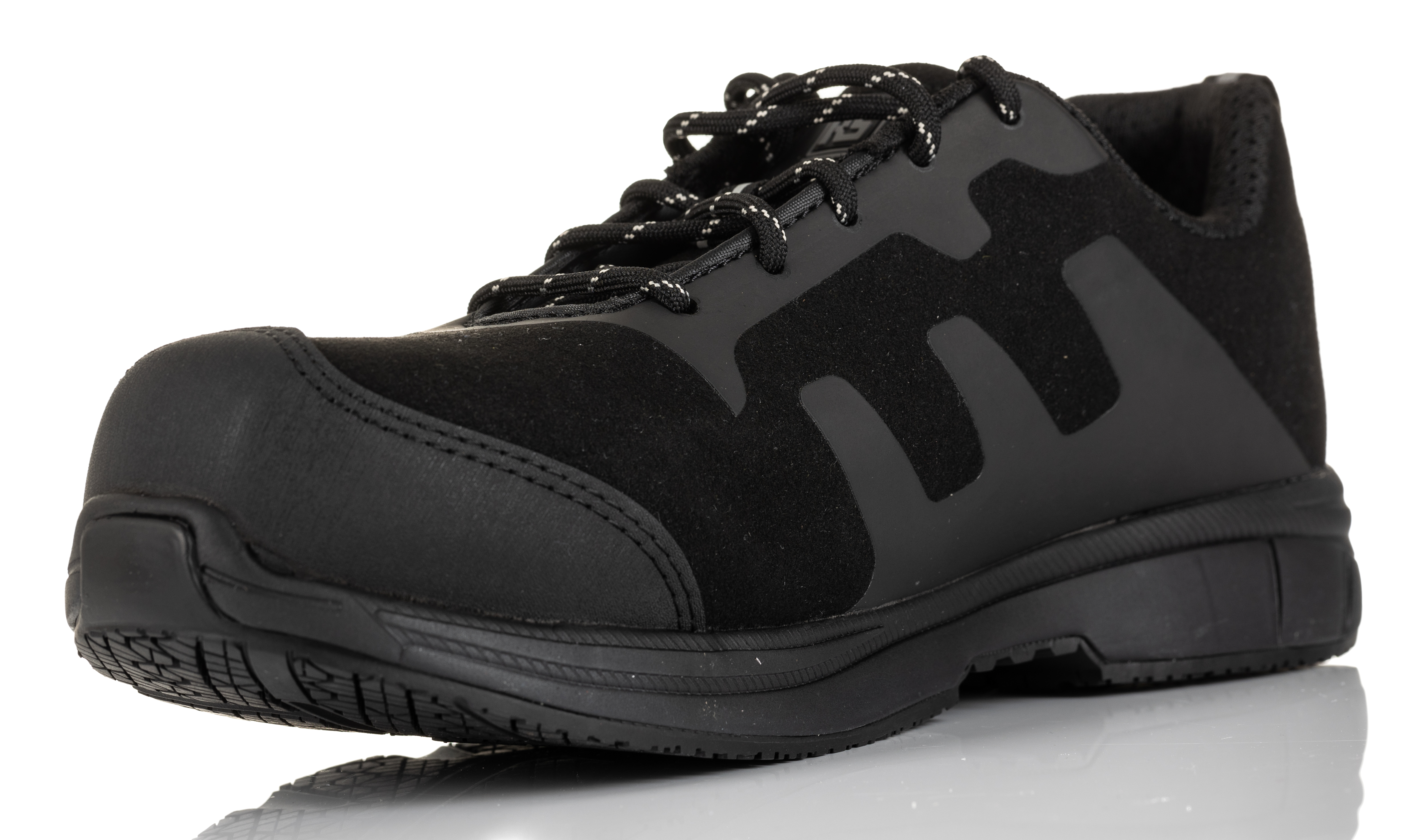 RS PRO Men's Black Fibreglass Toe Capped Safety Trainers, UK 8, EU 42
