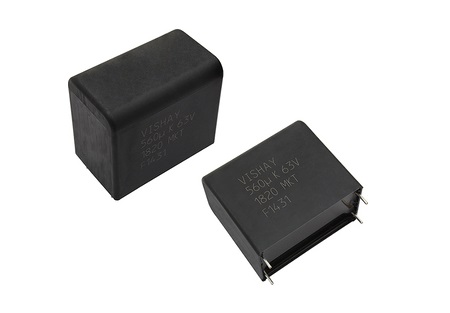 Vishay MKT1820 Metallized Polyester Film Film Capacitor, 63V dc, ±10%, 10μF, Through Hole