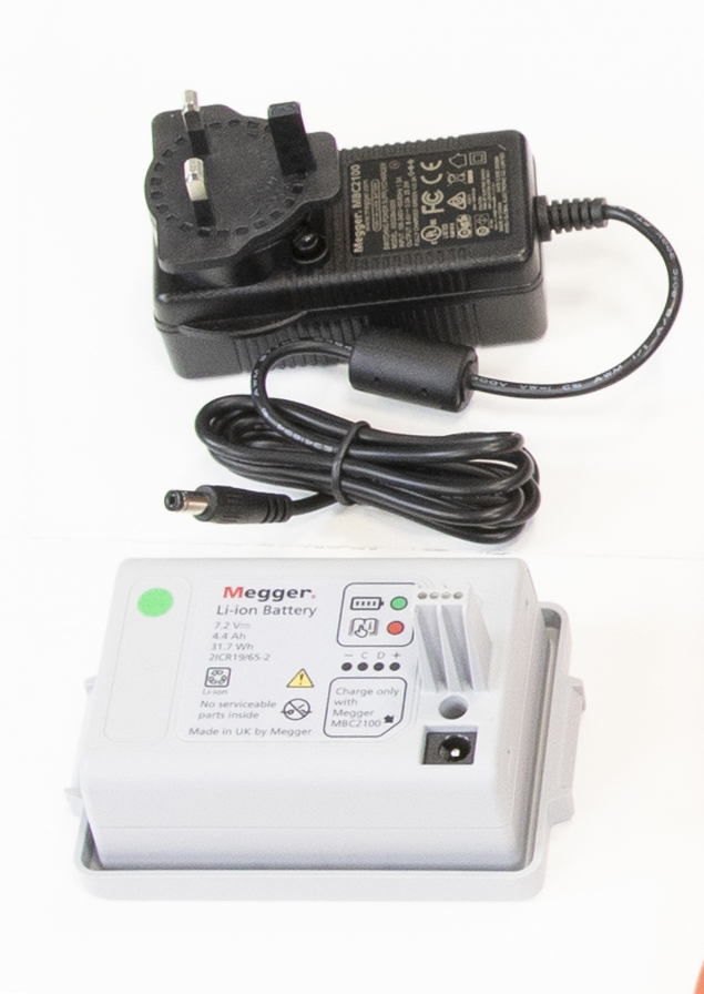 Megger MBC2100 Battery Charger For Lithium-Ion 1 Pack Cell 7.2V with EU, UK, USA plug