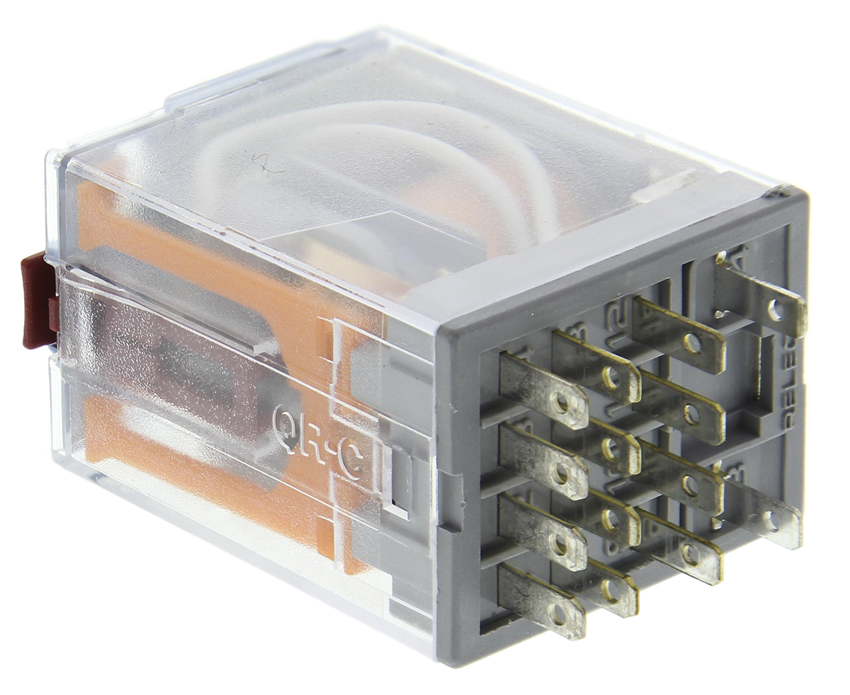 Releco Plug In Power Relay, 24V ac Coil, 5A Switching Current, 4PDT