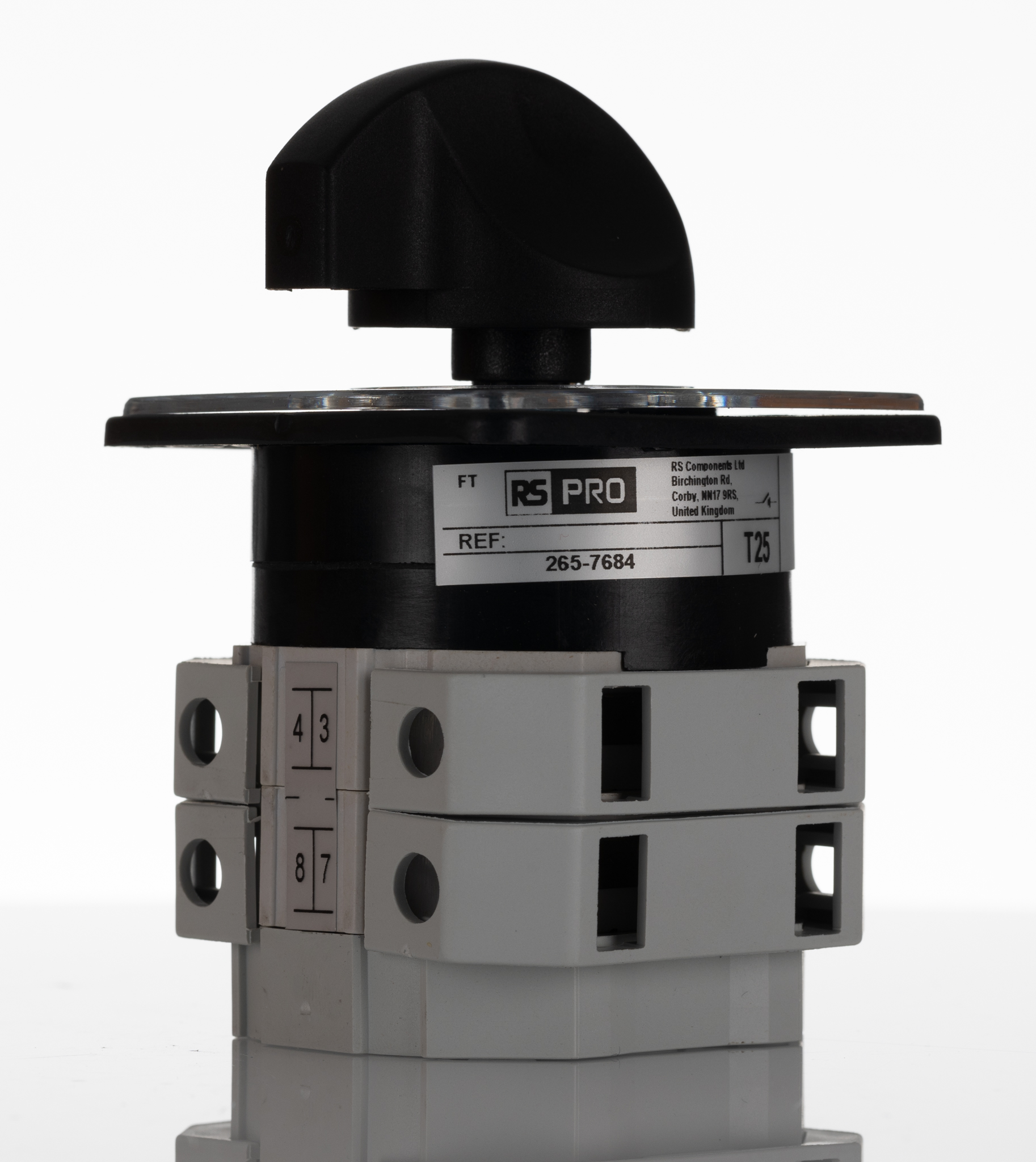 RS PRO, DP 3 Position 60° Changeover Cam Switch, 690V ac, 32A, Knob Actuator