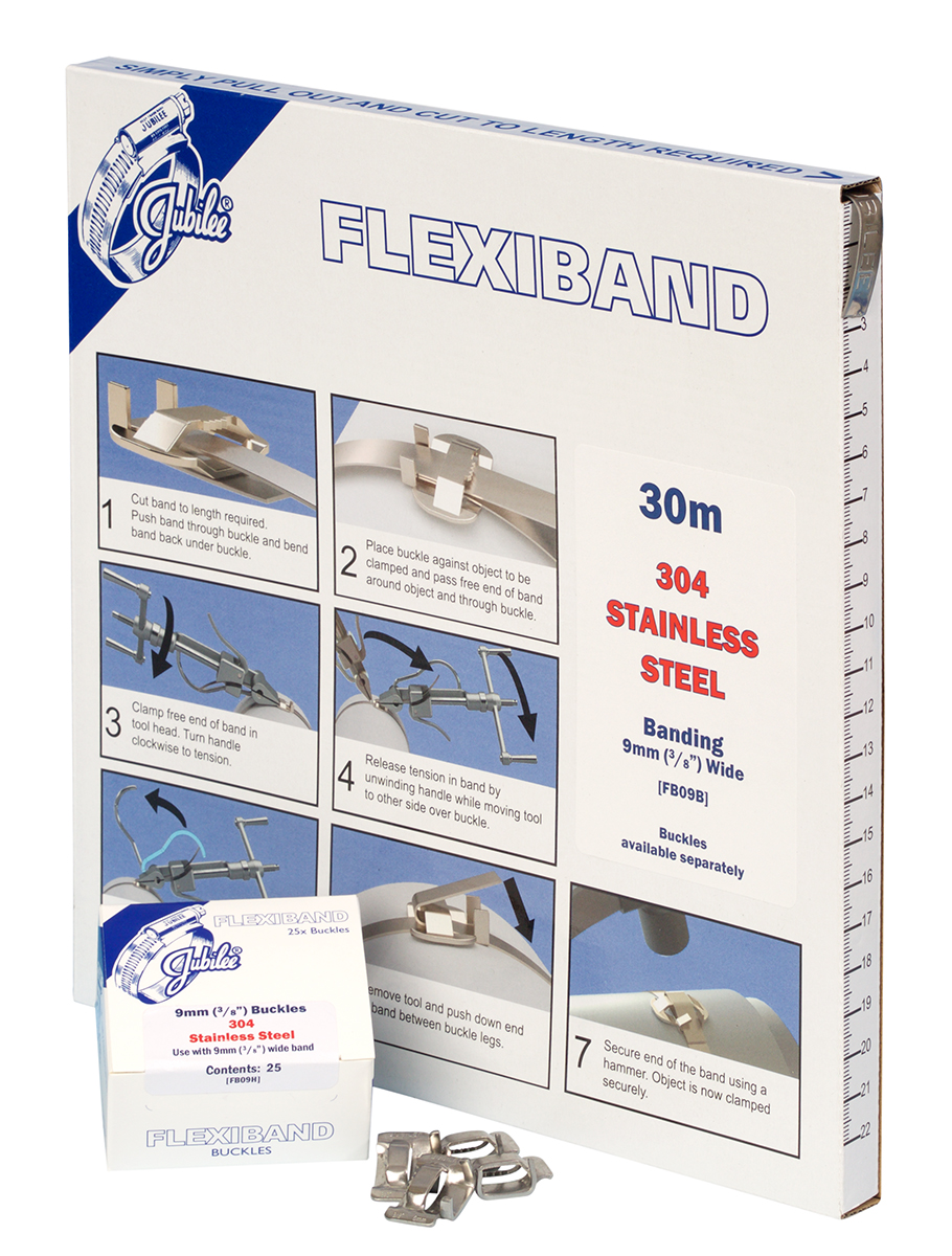 Jubilee Stainless Steel, 9mm Band Width