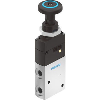 Festo Push Button 3/2 double solenoid Pneumatic Manual Control Valve VHEF Series, G 1/4, 2.5mm, 5299713