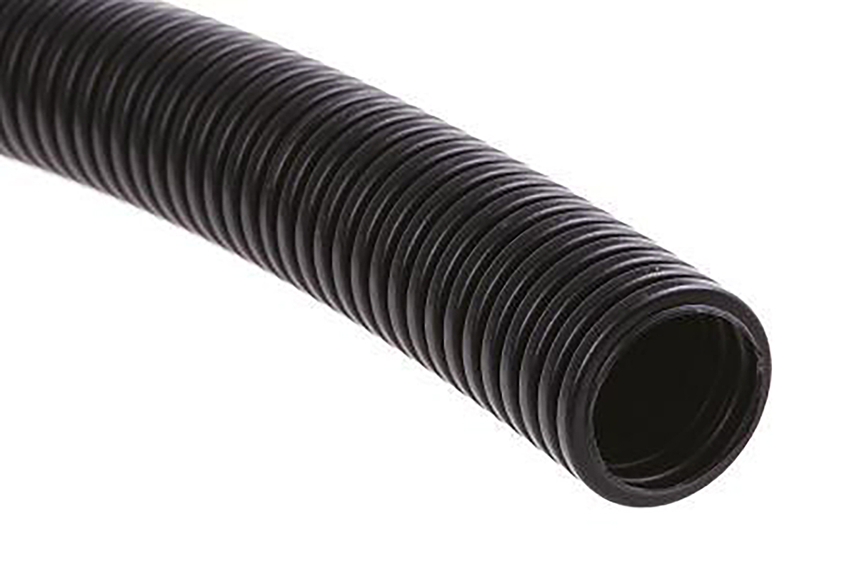 PMA Flexible Conduit, 50mm Nominal Diameter, Plastic, Black