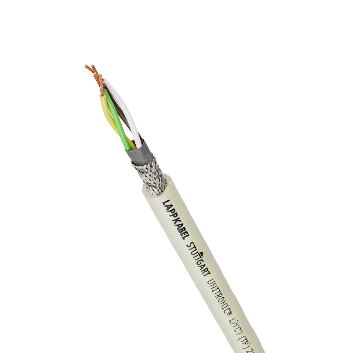 Lapp UNITRONIC Series Data Cable, 4 Cores, 1 mm², Screened, 18 AWG, Copper Braid Shield, Unitronic LiYCY Cable