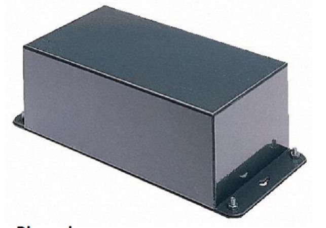 RS PRO Grey Cold Rolled Steel Instrument Case, 110 x 200 x 72mm