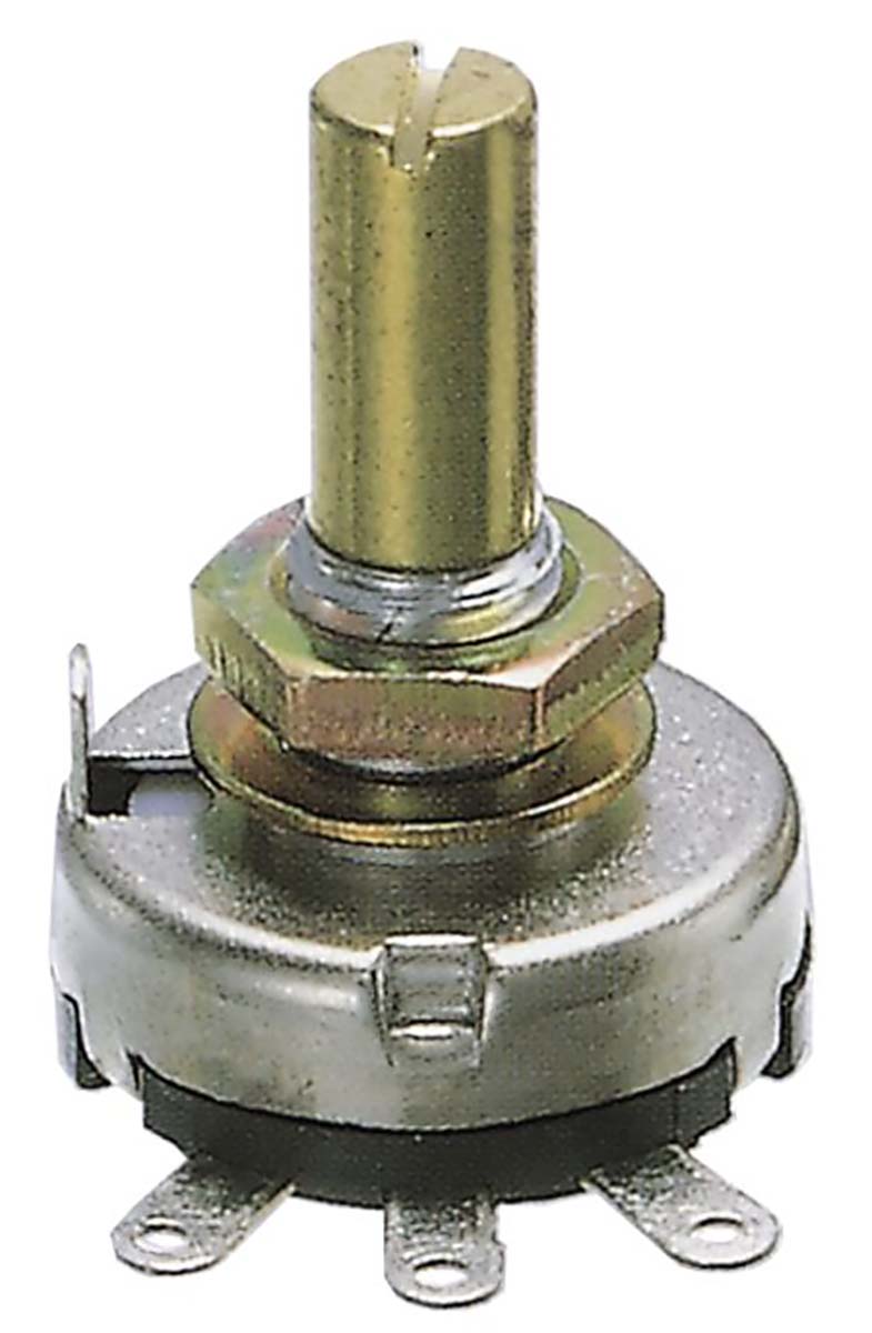 Nidec Components 5kΩ Rotary Potentiometer 1-Gang, CRV16-00-502