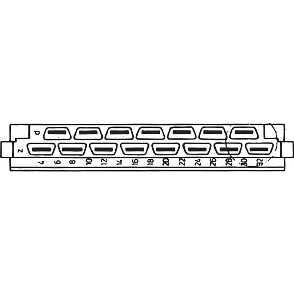 nVent SCHROFF 69001 Series Connector for Use with Front Panels, 84.9 x 10.1mm
