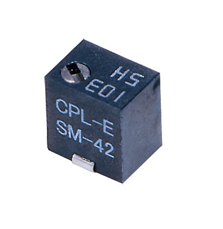SMD Trimmer Potentiometer 0.25W Top Adjust Nidec Components