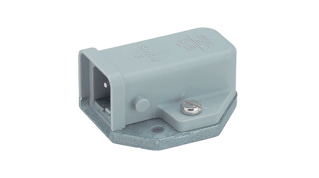 Hirschmann, ST IP54 Grey Surface Mount 2 + PE Industrial Power Plug, Rated At 10A, 250 V