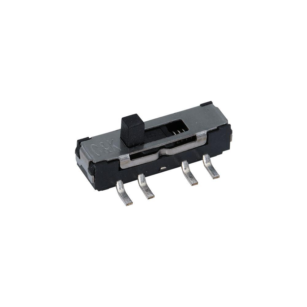 C & K Surface Mount Slide Switch SPDT Momentary On-On 300mA Top