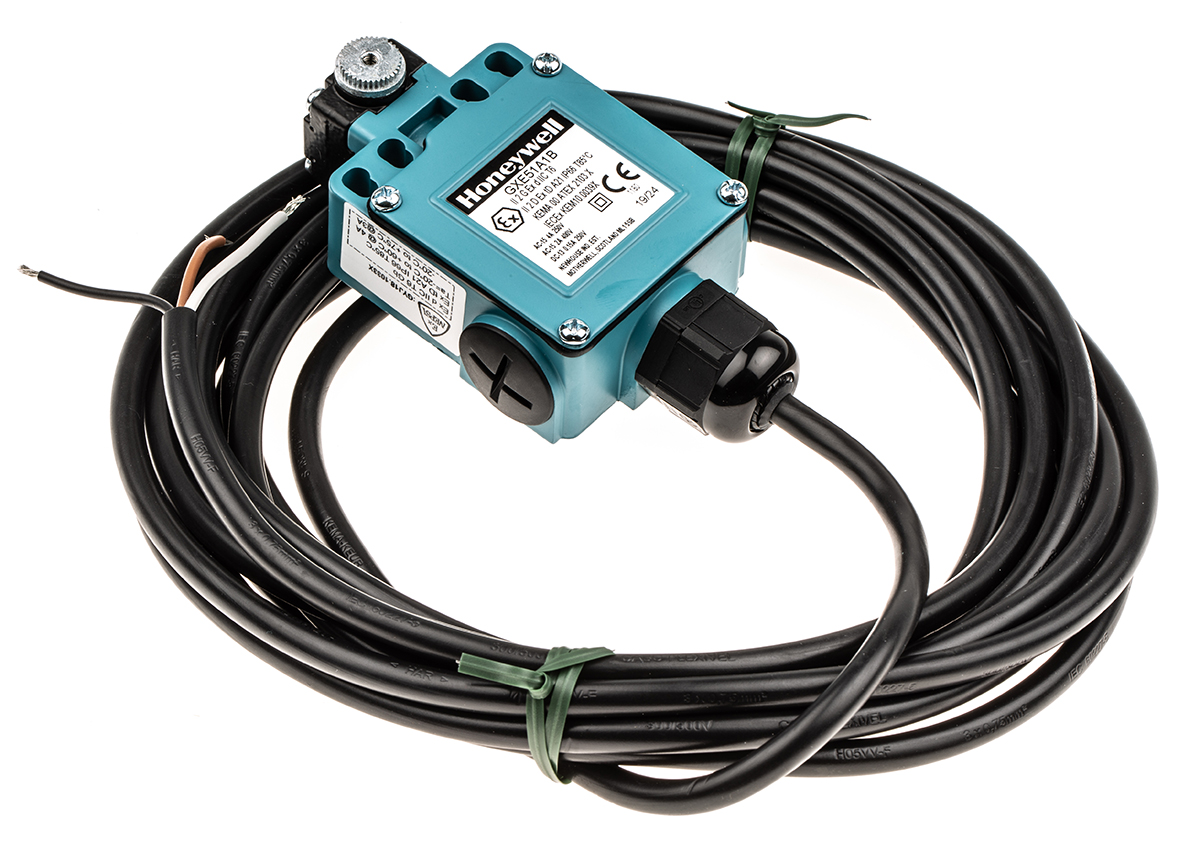 Honeywell GXS Series Limit Switch, NO/NC, IP66, SPDT, Die Cast Zinc Housing, 250V ac Max, 4A Max