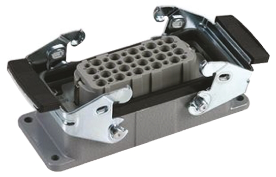 EPIC Heavy Duty Power Connector Insert, 10A, Female, H-D Series, 40 Contacts