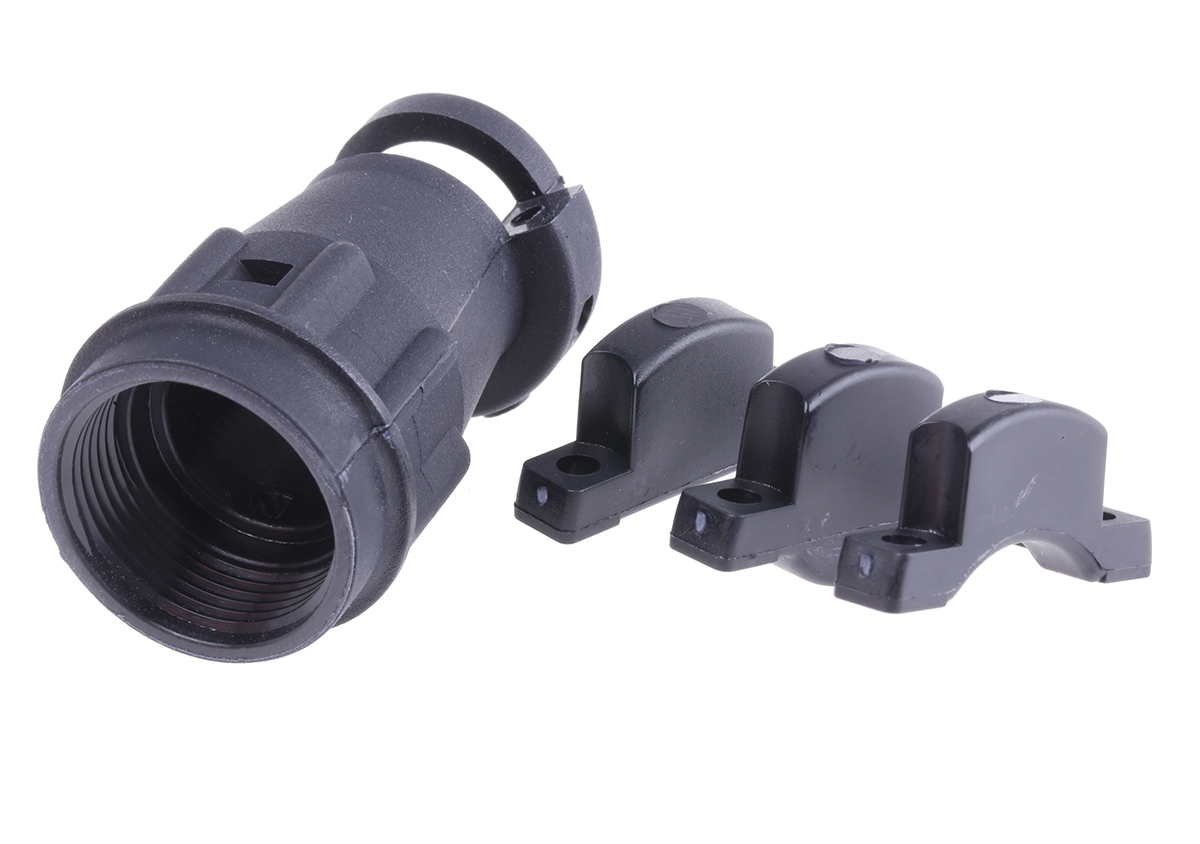 ITT Cannon, TNASize 14 Straight Circular Connector Backshell With Strain Relief, For Use With Neptune Circular