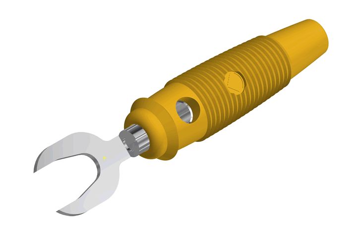 Hirschmann Test & Measurement KB 3 Insulated Fork Terminal