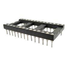 RS PRO 2.54mm Pitch 20 Way, Through Hole Turned Pin IC Dip Socket, 3A