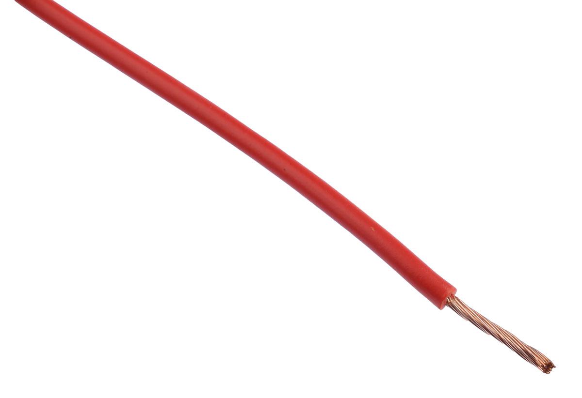 Lapp ÖLFLEX® H07V-K Series Red 2.5 mm² Hook Up Wire, 50/30, 100m, PVC Insulation, 4520042