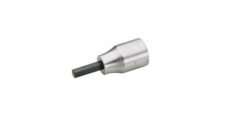 SAM 3/8 in Drive Bit Socket, Hex Bit, 8mm
