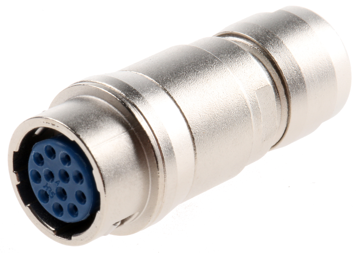 Hirose Circular Connector, 12 Contacts, Cable, Miniature Connector, Socket, Female, HR10 Series
