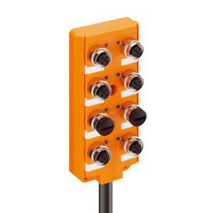 Lumberg Automation 606 Series Sensor Box, M12, 5m cable, 8 way, 8 port