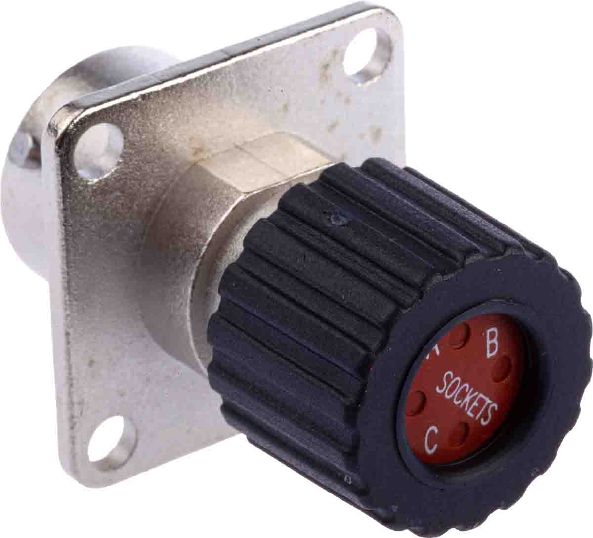 ITT Cannon Circular Connector, 4 Contacts, Panel, Standard Connector, Socket, Female, IP67, Trident Neptune Metal Series