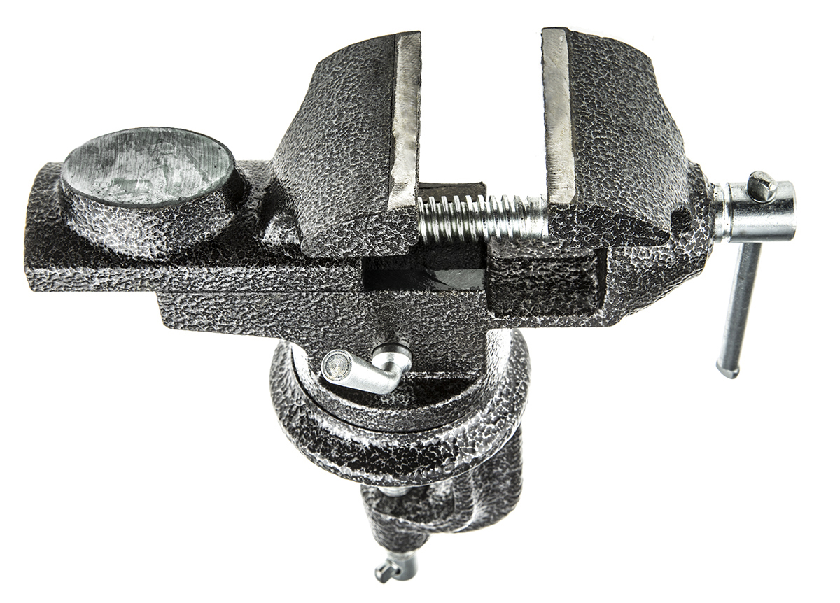 RS PRO Bench Vice x 30mm 65mm x 60mm, 2.1kg