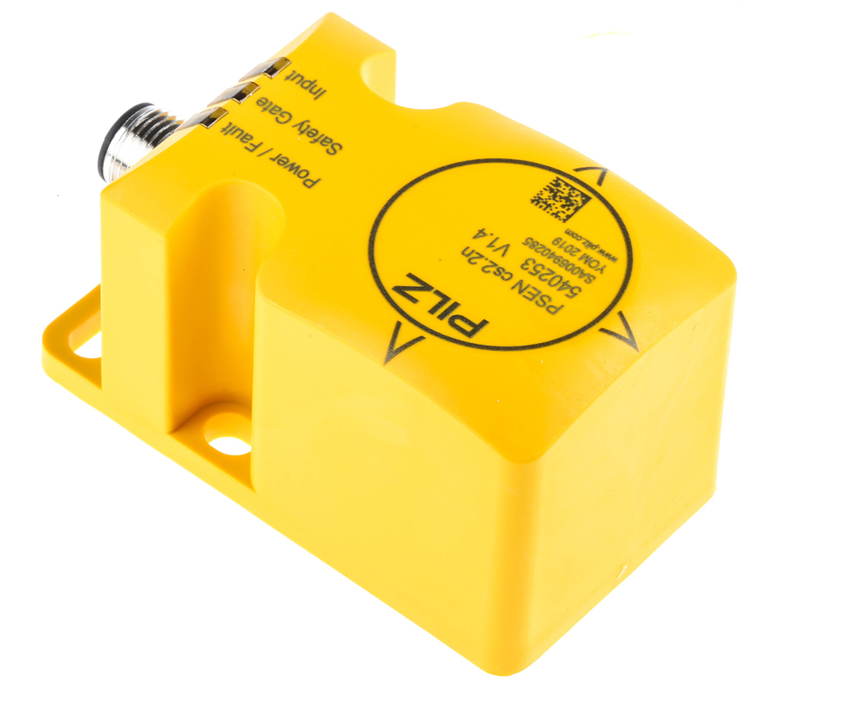 Pilz Transponder Non-Contact Safety Switch, 24V dc, Polybutylene Terephthalate Housing, M12