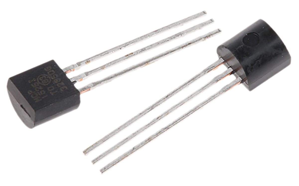 Microchip Fixed Series Voltage Reference 2.5V ±1.0 % 3-Pin TO-92, MCP1525-I/TO