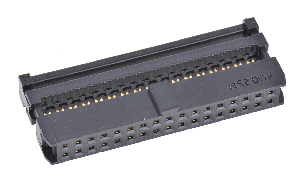Hirose 34-Way IDC Connector Socket for Cable Mount, 2-Row